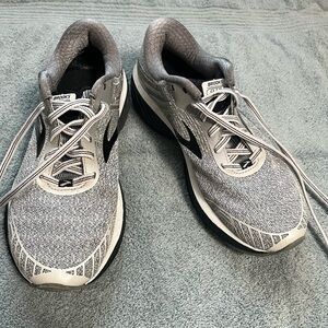 Brooks Gray and Black Athletic Shoes